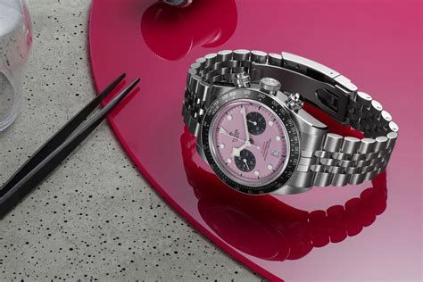 crono tudor rosa|tudor chronograph watch.